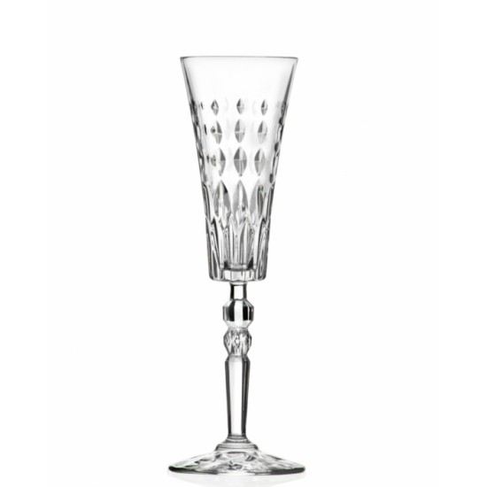 MARILYN FLUTE CHAMPAGNE GLASS 17cl LUXION PROFESSIONAL ITALY