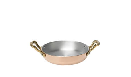 SERVING PAN WITH TWO HANDLES 14CM ALUMINIUM WITH COPPER BALLARINI