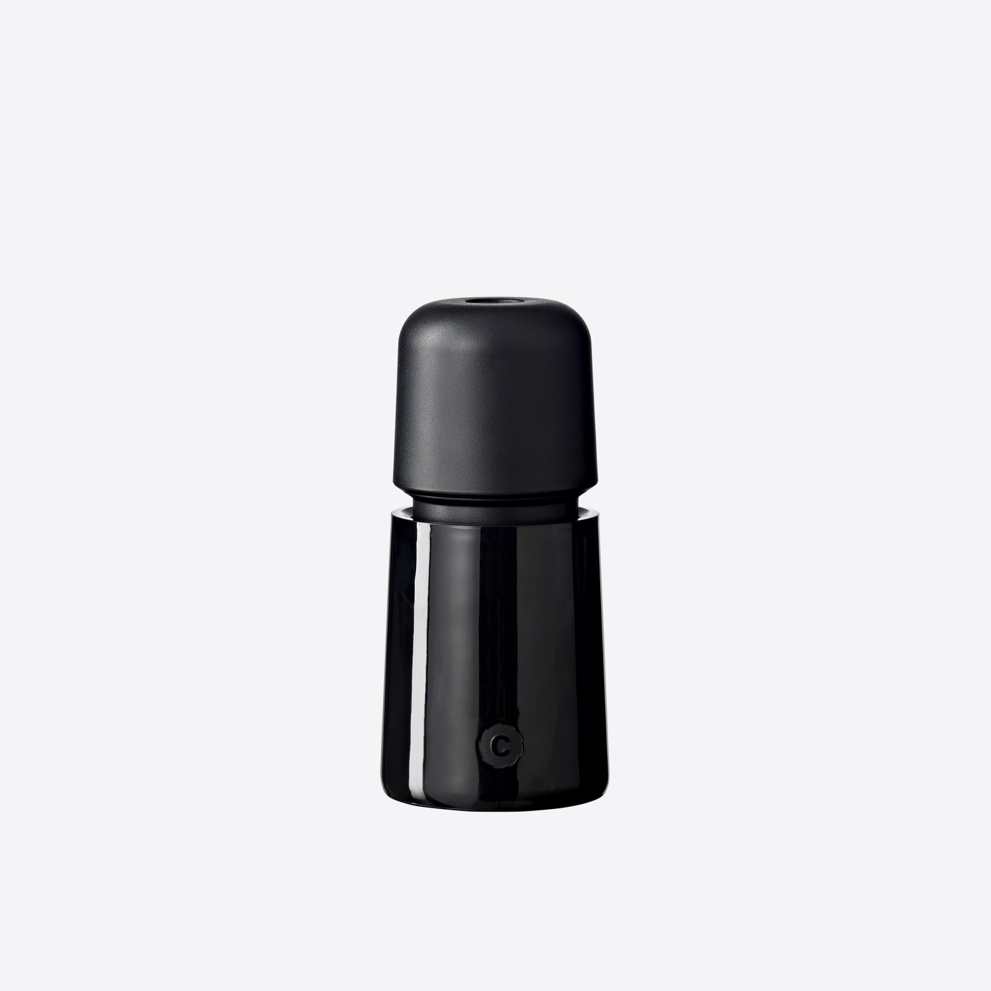 Stockholm salt & Pepper grinder ABS Black 11cm walnut CrushGrind® Denmark