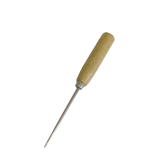 HEAVY ICE PICK WITH WOODEN HANDLE