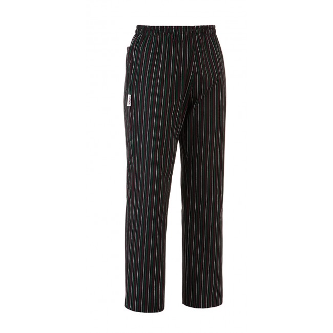 CHEF TROUSERS COULISSE STRIPED 65%POL 35%COTTON EGO CHEF