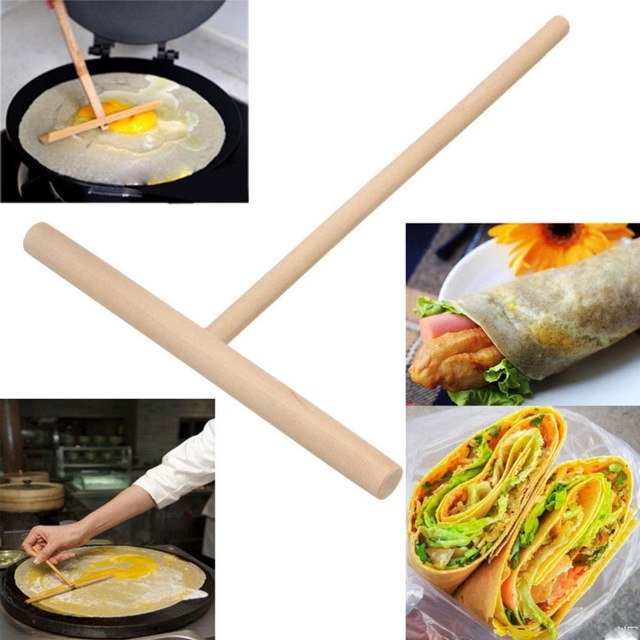 WOODEN SPATULA FOR PANCAKES /CREPES 25CM