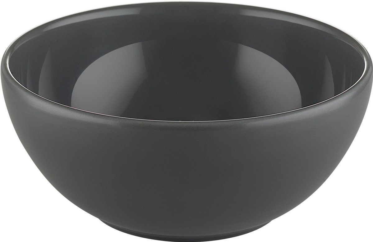 SANDSTONE BLACK DISH ROUND 15cm PORCELAINE Bauscher GERMANY