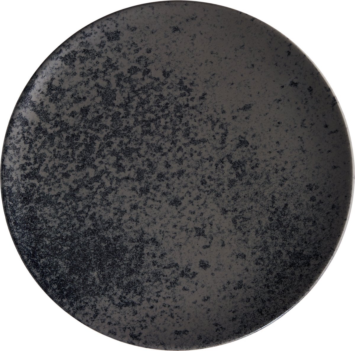 SANDSTONE BLACK PLATE FLAT COUP 23cm PORCELAINE Bauscher GERMANY