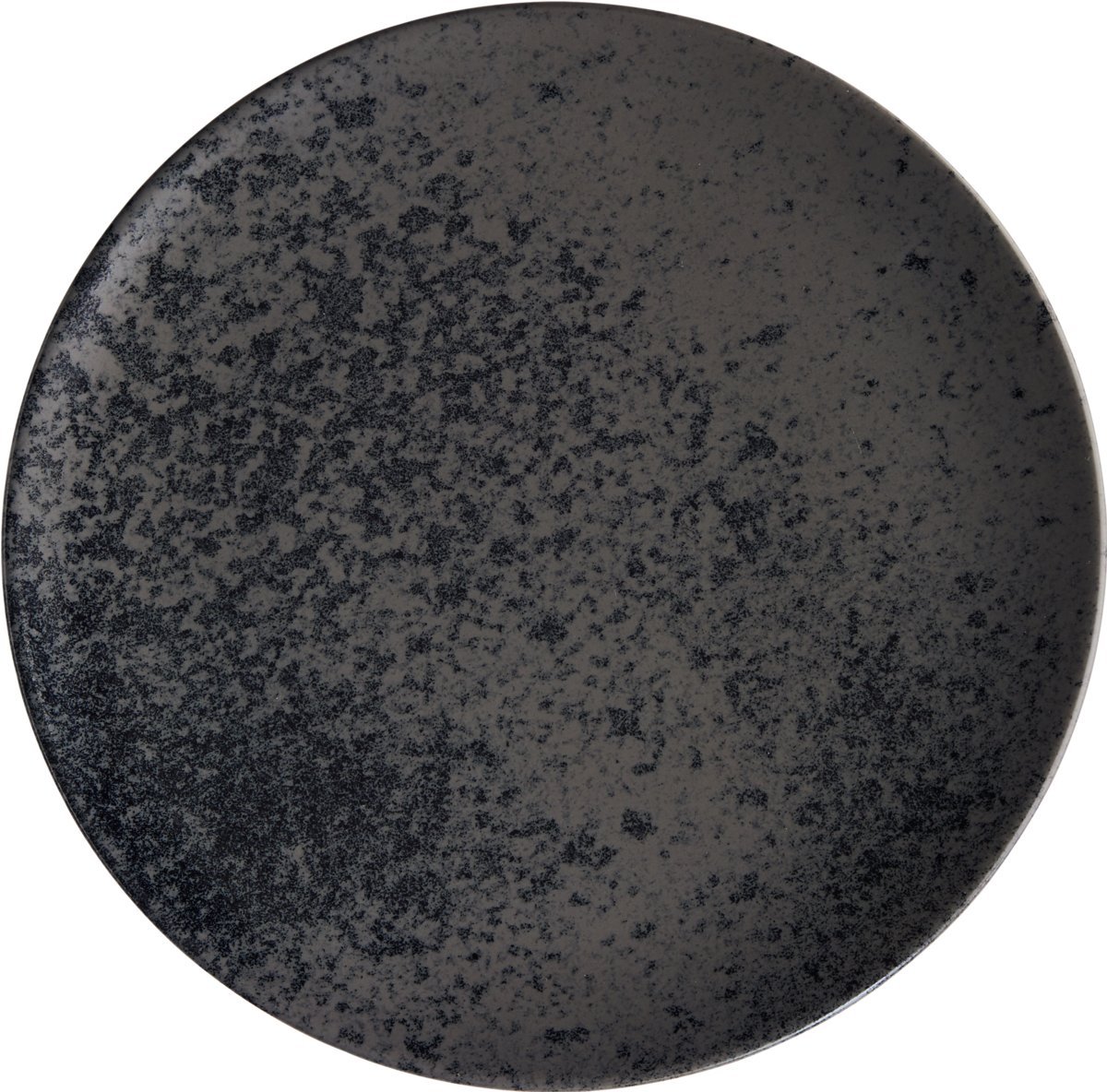 SANDSTONE BLACK PLATE FLAT COUP 30cm PORCELAINE Bauscher GERMANY