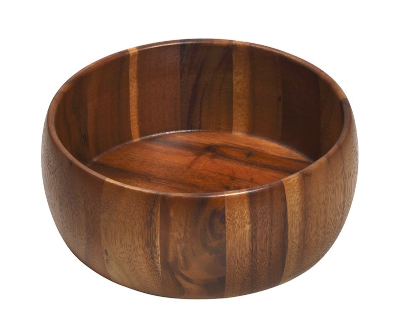 ROUND BOWL ACCACIA TRAY 25Χ9.5CM