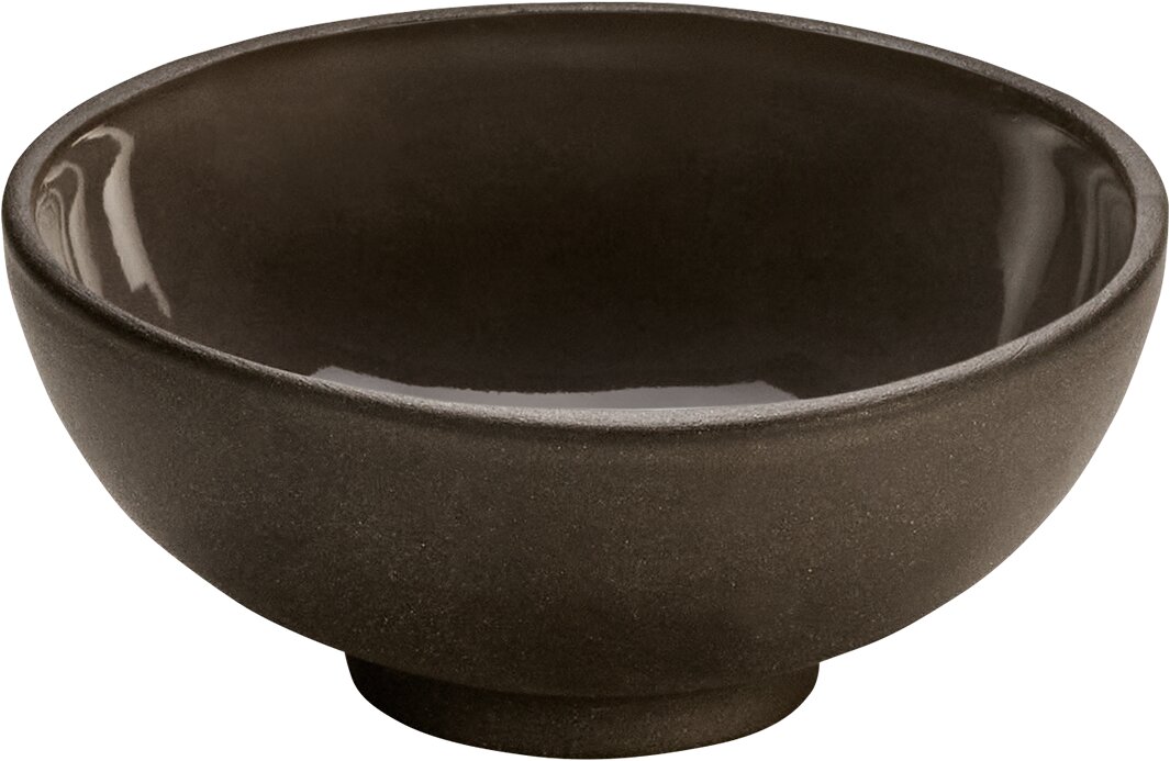PLAYGROUND ReNew Small bowl round 9CM TAUPE CERAMIC