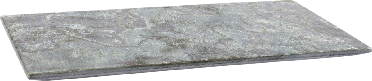 PLAYGROUND Slate Square Platter Silv-Gr 15x15cm