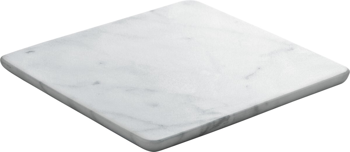 PLAYGROUND MARBLE PLATTER SQUARE WHITE 18x18CM also fits in ANANTI and CELLS