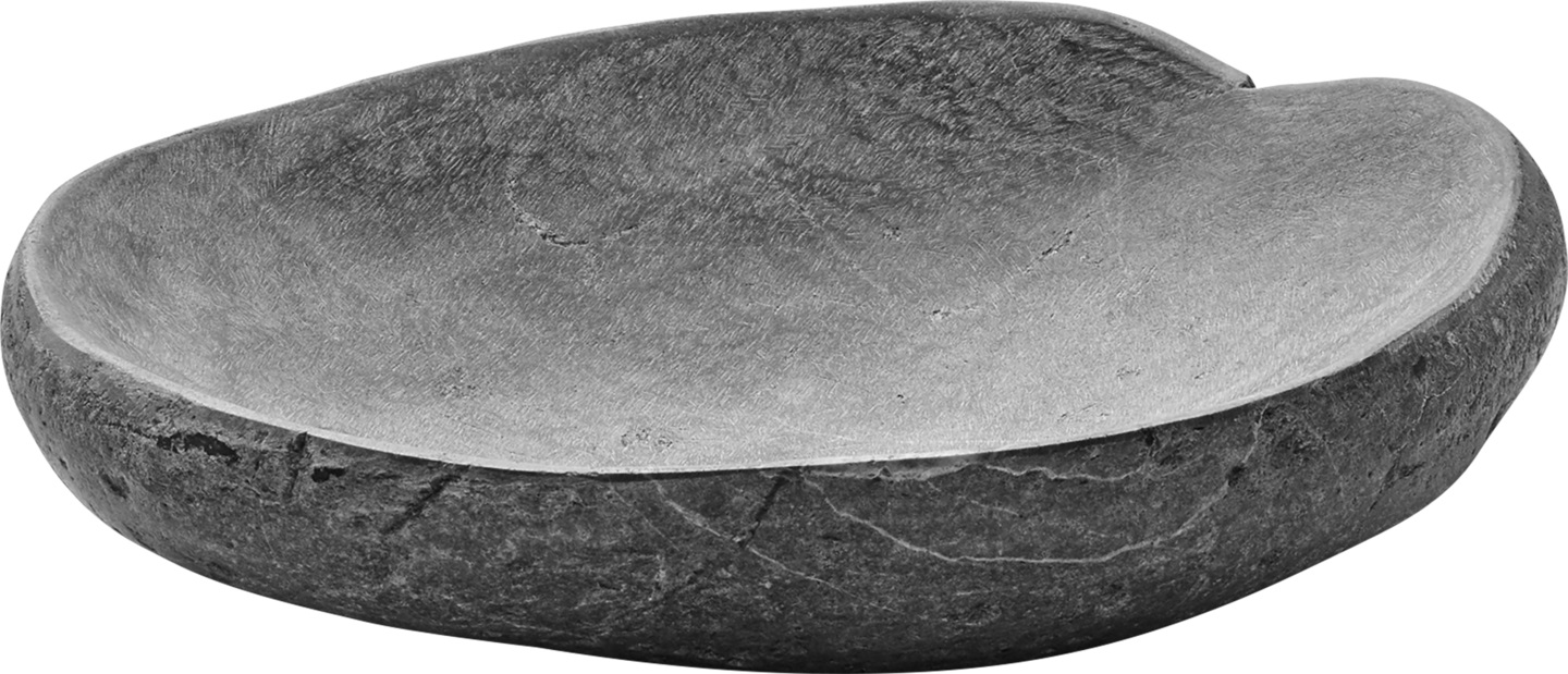 PLAYGROUND Stone Bowl FLAT Brown Φ16x12,5cm