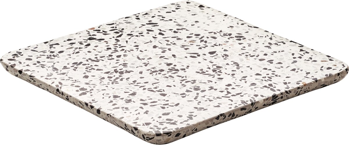 PLAYGROUND STONE PLATTER SPOTTED WHITE 18x18CM also fits in ANANTI and CELLS
