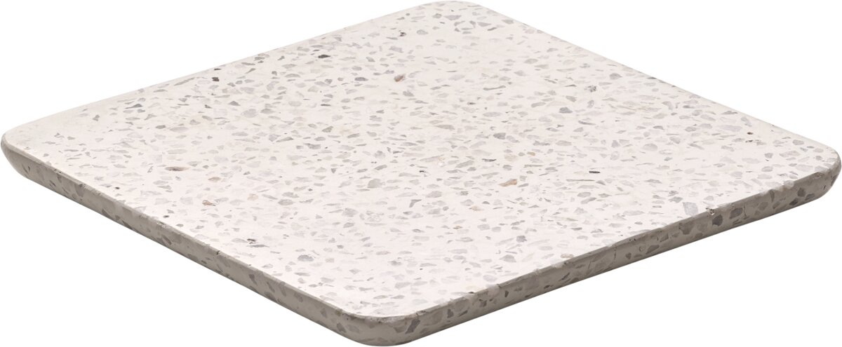 PLAYGROUND STONE PLATTER WHITE 18x18CM also fits in ANANTI and CELLS