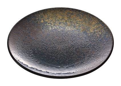 PLAYGROUND Sea Plate Flat Coup Round 23cm