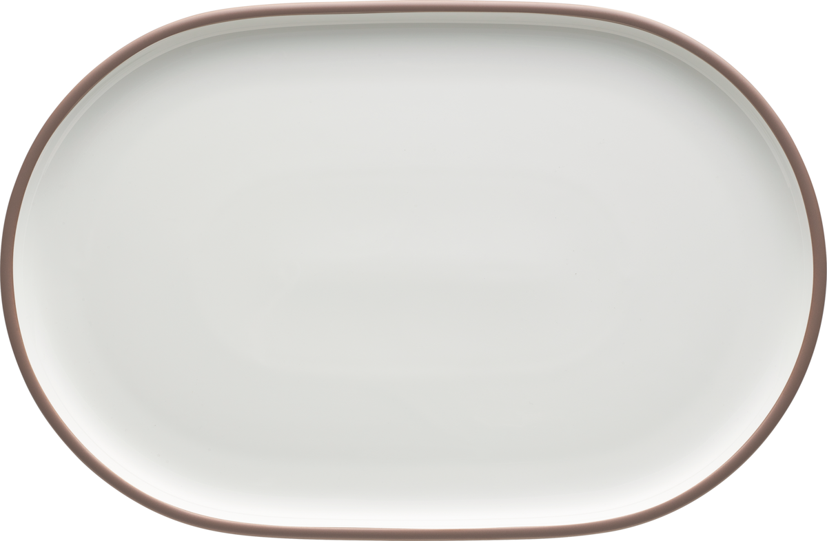 SHIRO PLATTER COUPE OVAL 23CM 63140 11 SCHONWALD Germany