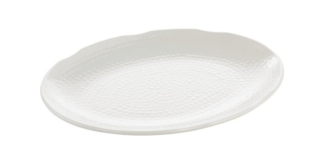 M2015 OVAL PEBBLED PATTERN TRAY TABLECRAFT