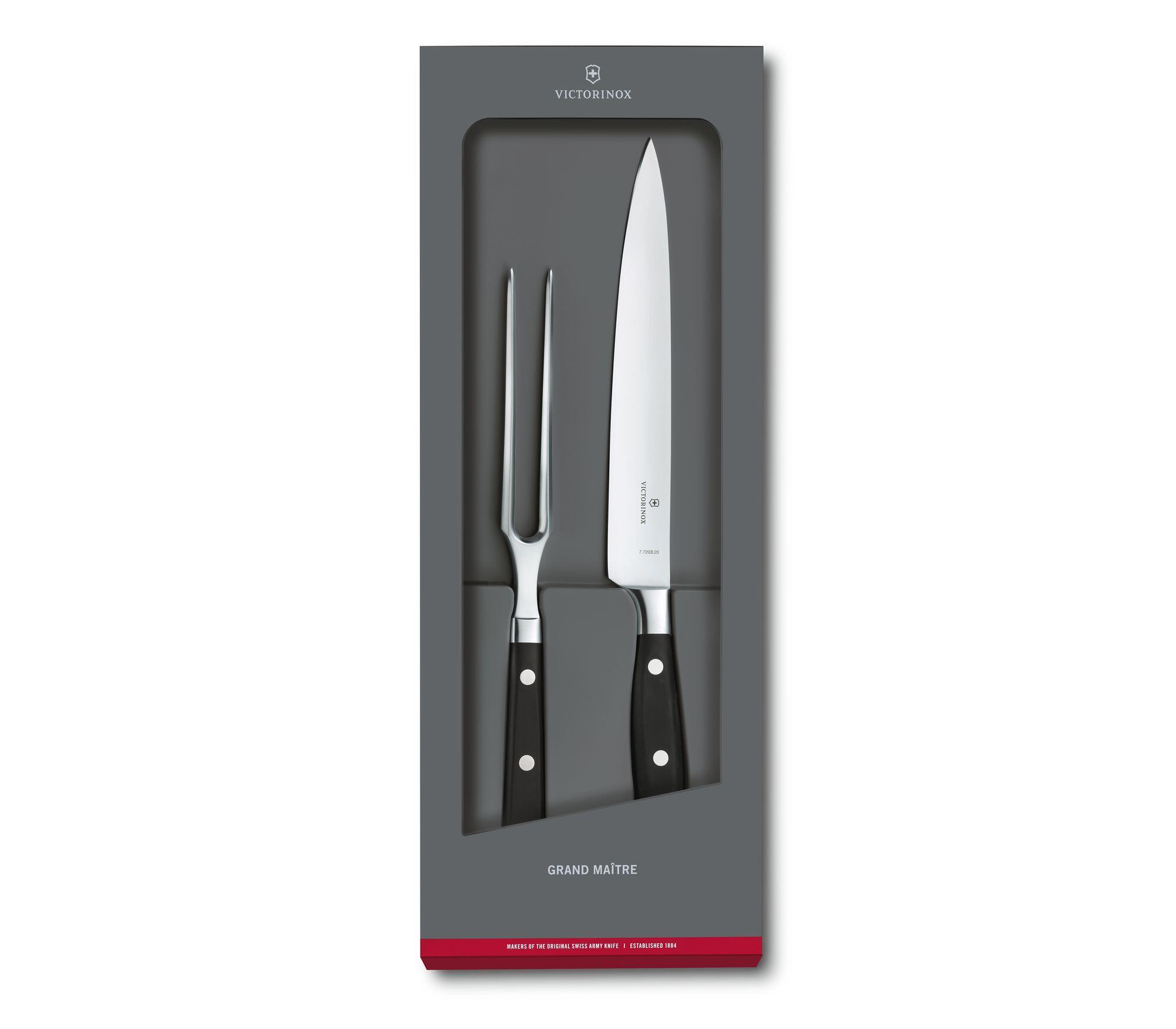 7.7243.2 Grand Maître Carving Set 2 pieces FORGED VICTORINOX