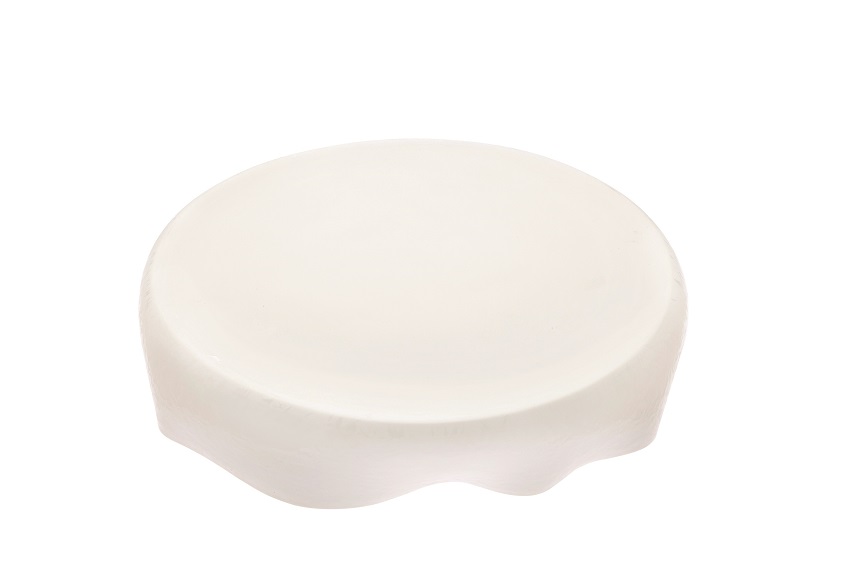 DIVA ROUND BOWL WITH PATTERN WHITE GOURME 30X4.5 εκ