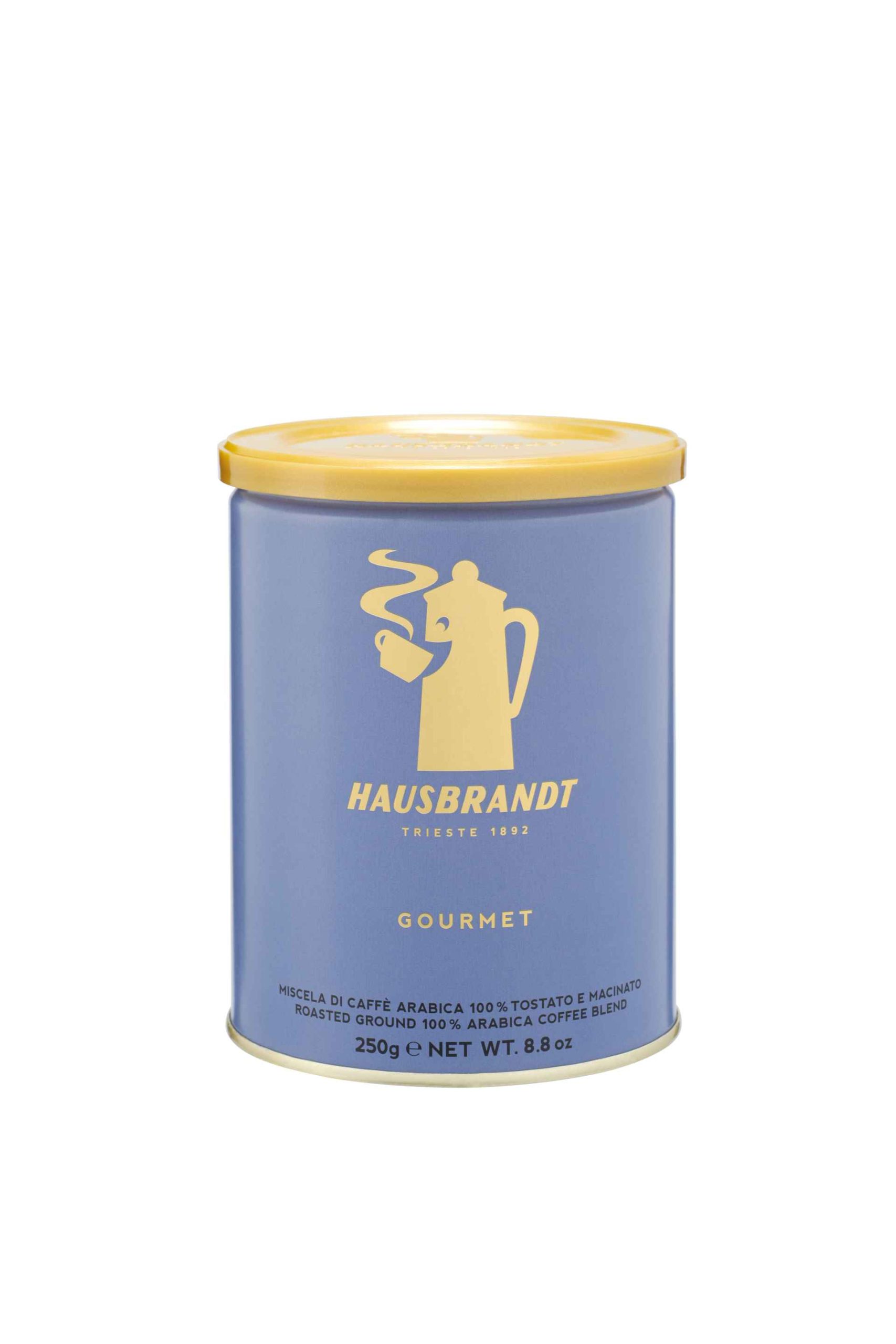 COFFEE ESPRESSO GOURMET TIN 250gr GROUND HAUSBRANDT