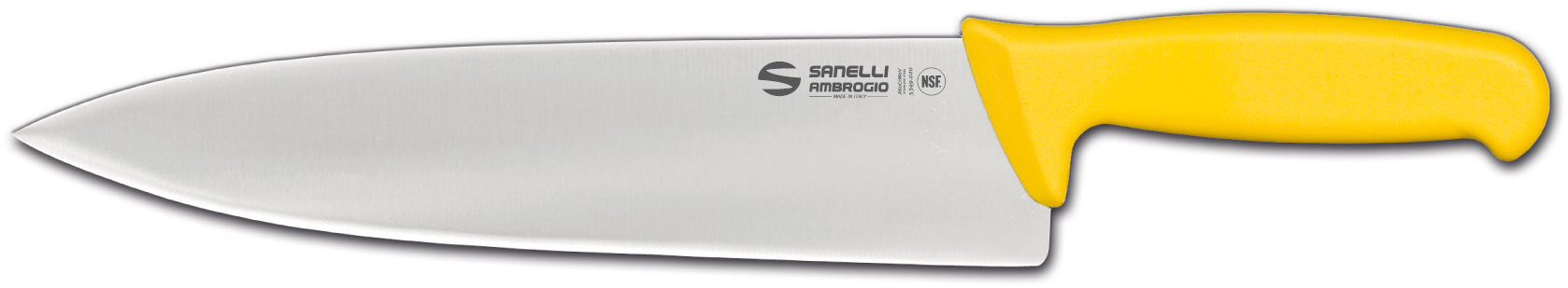 S349.026Y SUPRA CHEFS KNIFE YELLOW HANDLE 26CM LAMA SANELLI AMBROGIO