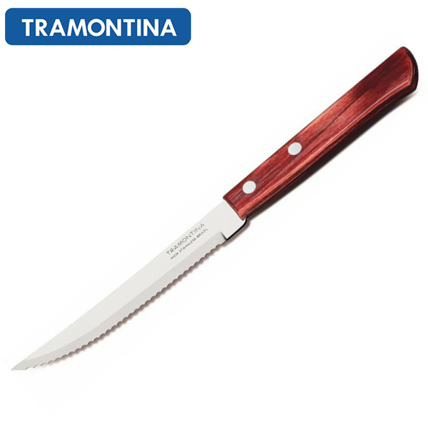 Steak KNIFE POLYWOOD HANDLE 12.5CM Tramontina
