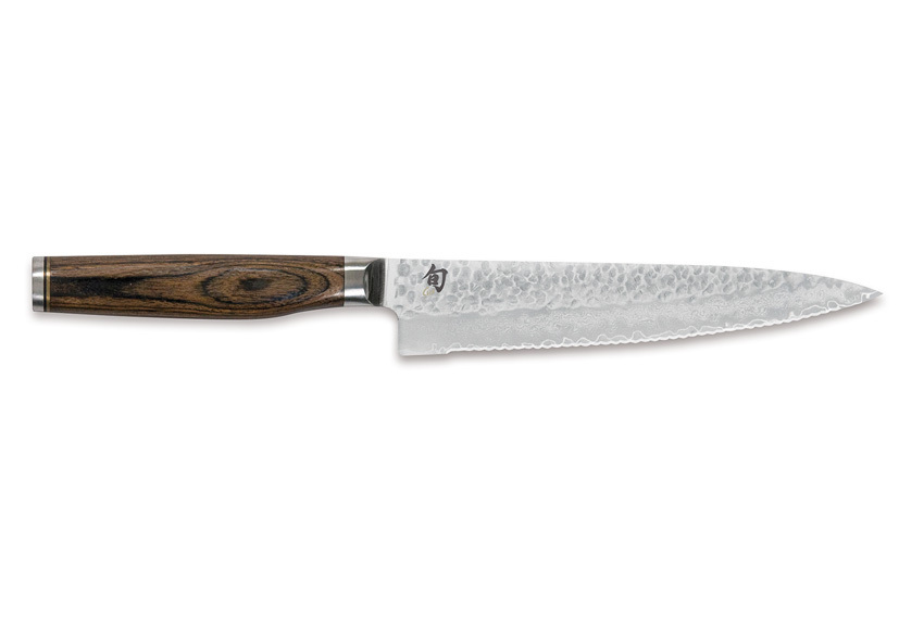 TDM 1722 TIM MALZER ΜΑΧΑΙΡΙ UTILITY KNIFE With Serrated Blade 16.5cm Handle 10.5cm