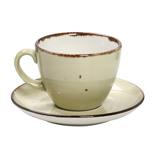 CAPPUCCINO & SAUCER CUP JUMBO GREEN 350 ML