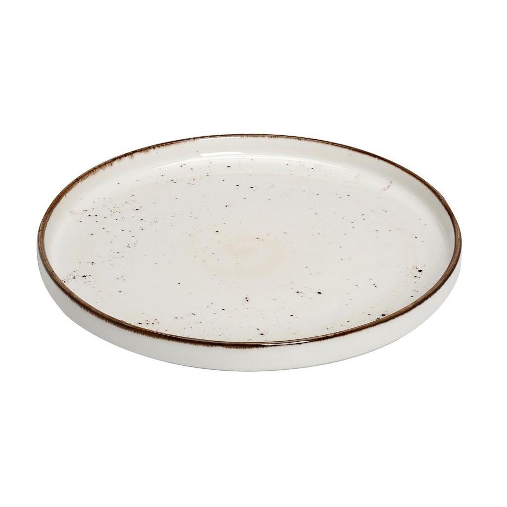 DINNER PLATE FLAT CREME 21X2.5ΕΚ