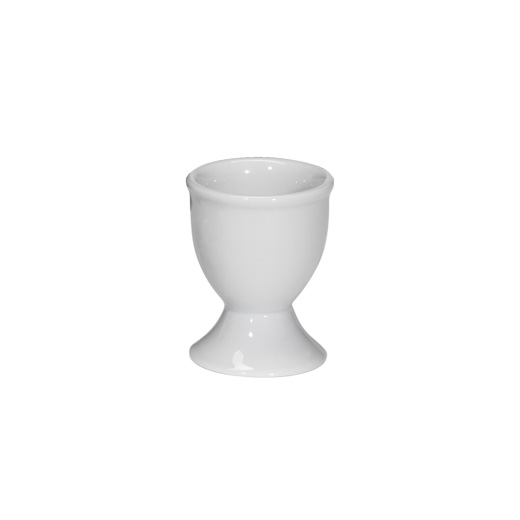 EGG CUP WHITE PORCELAINE WITH LEG 5CM ITALY