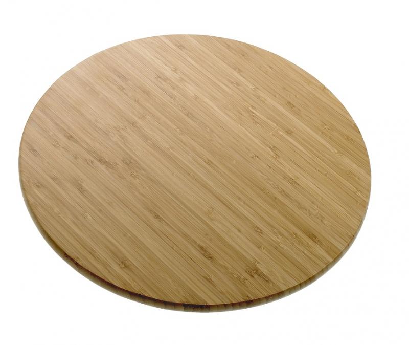 S0091 BAMBOO ROUND SERVING PLATTER 32cm LEONE ITALY