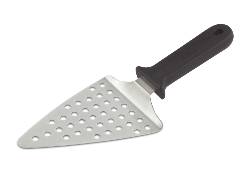 Triangular pizza spatula with holes 16x12cm Stainless /steel ILSA Italy