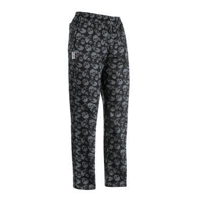 Unisex trousers with coulisse - SKULLS EGO CHEF
