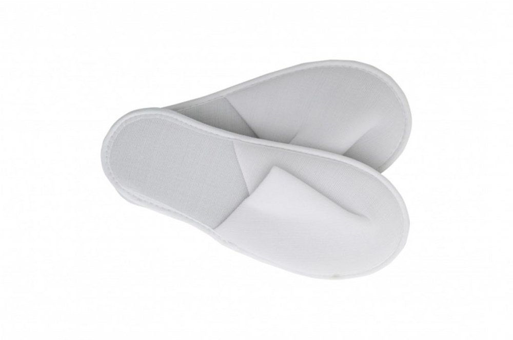 TNT WHITE DOUBLE CLOSED SLIPPERS FOR HOTEL USE 250pairs