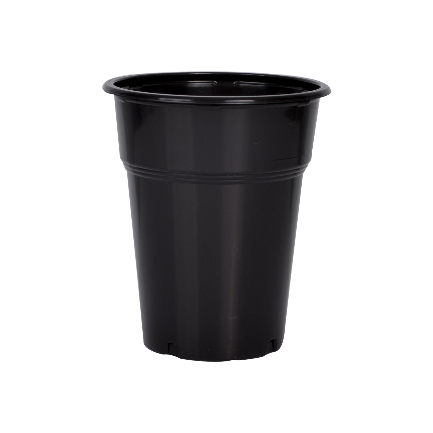 Plastic Cup 300ml Black 50PCS