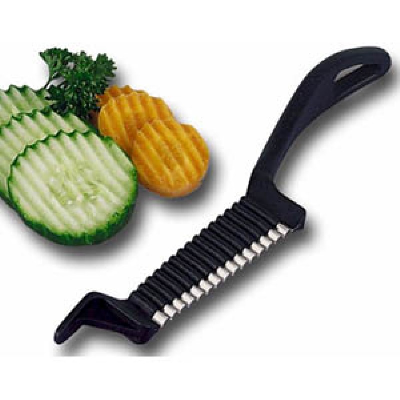 CRINKLE CUTTER FOR DECORATIVE PRESENTATION PLASTIC WITH HANDLE GRIPS