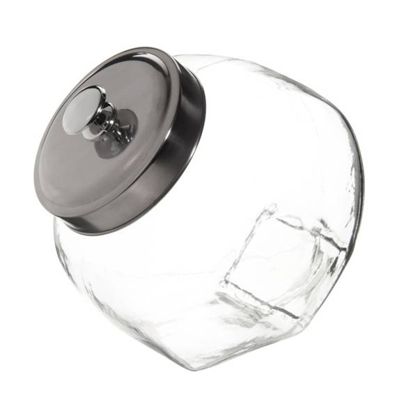 PANDORA GLASS JAR WITH INOX LID 1.7L