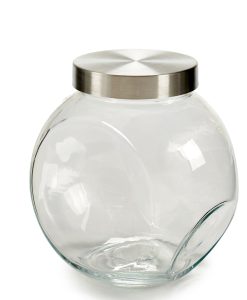 COOKIE GLASS JAR WITH S/S LID 1500ML VIVALTO®