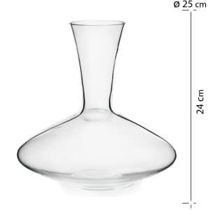 WIDTH MOUTH GLASS DECANTER 1,75ltr 25cm VIVALTO®