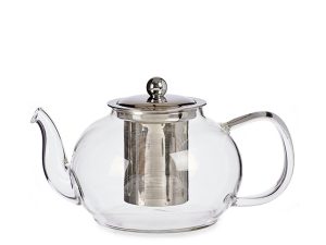 GLASS TEAPOT INFUSER WITH INOX FILTER 1100ML VIVALTO®