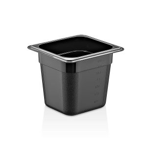 GN PP BLACK CONTAINERS GNPP-16150 Gastroplast NSF®