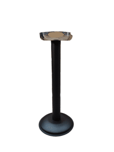 METAL BLACK CHAMPAGNE BUCKET STAND S/S 18/10
