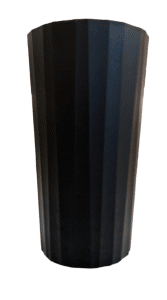 KODAMA BEACH BLACK LARGE GLASS 500cc ECOREC ITALESSE