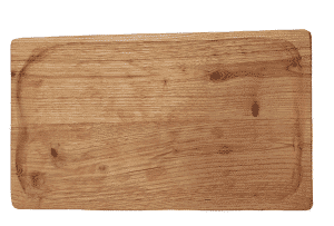 Πιατέλα ξύλινη Καστανιάς 43Χ25Χ4εκ. με πόδια