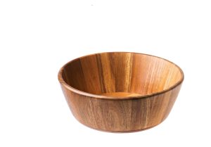 S5063 BOWL FROM ACACIA WOOD 25X9 CM LEONE