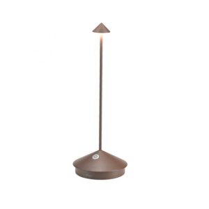 PINA PRO TABLE LAMP PAINTED RUST 2,2W LED - 105 Χ 290mm ZAFFERANO ITALY