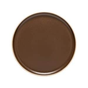 MONTEROSA CHOCOLATE ΠΙΑΤΟ ΡΗΧΟ ΣΤΡΟΓΓΥΛΟ 32εκ STONEWARE COSTA NOVA