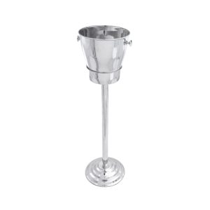 WINE BUCKET WITH STAND WKR STAINLESS STEEL H84CM Bar Professional The Netherlands