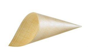 S0048 Big Wooden Cone 7Χ19,5cm Natural colour 50pcs LEONE