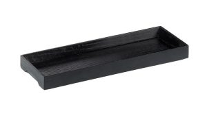 AMENITIES - PRESENTATION black wood tray 24Χ9Χ2,5cm