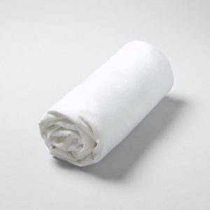 FITTED BEDSHEET DOUBLE WHITE 160X200