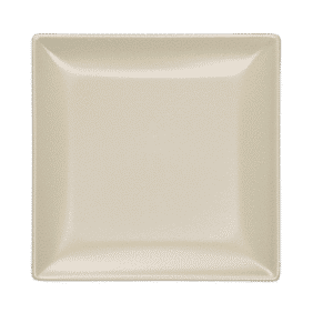 Plate Square 26x26 Beige Mat